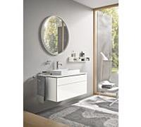 Duravit DuraSquare Aufsatzbecken 60cm weiss mit L-Cube Konsolenwaschtischunterbau102 x 55 cm weiß matt