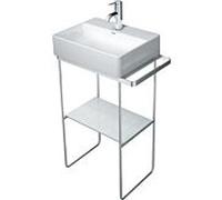 Duravit DuraSquare console en métal 0031091000 au sol, pour lavabo 073245, chromé