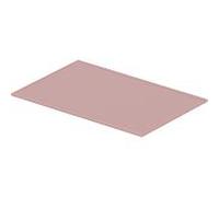 Duravit DuraSquare - Glaseinleger in Metallkonsolen für Waschtisch apricot pearl