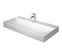 Duravit DuraSquare lavabo 23531000411 wondergliss blanc, 100x47cm, sans trop-plein