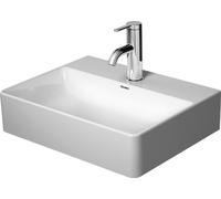 Duravit Lave-mains DuraSquare 0732450071 – blanc 45×35 cm, 1 trou pour robinet, rectifié