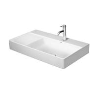Duravit Meuble vasque asymétrique DuraSquare 2349800041 80x47cm sans trop-plein vasque à droite blanc