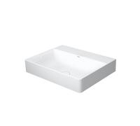 Duravit DuraSquare lavabo 2353600079 blanc , 60x47cm, sans trou pour robinetterie, poli