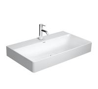 Duravit DuraSquare meuble vasque poncé 23538000711 80 x 47 cm, sans trop-plein, avec 2000 robinetterie, trou robinetterie blanc WonderGliss