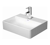 Duravit Lave-mains DuraSquare 0732450071 – blanc 45×35 cm, 1 trou pour robinet, rectifié