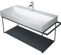 Duravit DuraSquare plateau en verre 97x38cm pour consoles métalliques 003103/003104, 0099658400, Couleur: Noir
