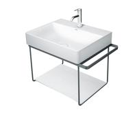 Duravit DuraSquare métal 0031144600 66,5x38,1cm, suspendu, noir mat