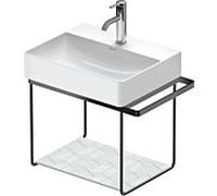Duravit DuraSquare support en métal 0031334600 56,5x38,1cm, suspendu, noir mat