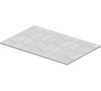 Duravit Insert en verre DuraSquare 0099708200 – 116,4×38 cm, verre de sécurité, ligne cubique