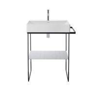 Duravit DuraSquare verre 47x38cm, pour consoles métalliques 003115/ 003116, 0099698200, Couleur: Ligne cubique