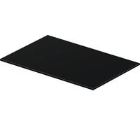 Duravit DuraSquare verre 47x38cm, pour consoles métalliques 003115/ 003116, 0099698400, Couleur: Noir