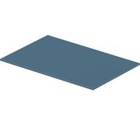 Duravit DuraSquare verre 47x38cm, pour consoles métalliques 003115/ 003116, 0099698800, Couleur: Laque brillante Bleu Pierre