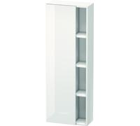 Duravit DuraStyle Armoire haute 1238, 1 porte battante, charnières à droite, hauteur : 1400mm, profondeur : 240mm, DS1238R4318, Couleur: Basalte Matt / Blanc Matt