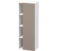 Duravit DuraStyle Armoire haute 1239, 1 porte battante, charnières à droite, hauteur : 1400mm, profondeur : 360mm, DS1239R4318, Couleur: Basalte Matt / Blanc Matt