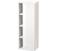 Duravit DuraStyle Armoire haute 1239, 1 porte battante, charnières à droite, hauteur : 1400mm, profondeur : 360mm, DS1239R2222, Couleur: Décor blanc brillant