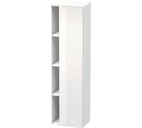 Duravit DuraStyle Armoire haute 1249, 1 porte battante, charnières à droite, hauteur : 1800mm, profondeur : 360mm, DS1249R2218, Couleur: Décor Blanc Brillant / Décor Blanc Mat / Décor Blanc Mat