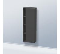 Duravit DuraStyle Armoire haute 1238, 1 porte battante, charnières à droite, hauteur : 1400mm, profondeur : 240mm, DS1238R4949, Couleur: Décor graphite mat