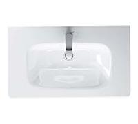 Duravit DuraStyle Lavabo compact 2337780000 78,5 x 40 cm, blanc , trou robinetterie 2000 , avec trop-plein