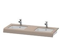 Duravit DuraStyle lavabo console DS829C04343 55x80x10cm, 2 découpes, le basalte mat