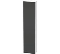 Duravit DuraStyle DS1228L4918 40x24x180cm, porte à gauche, graphite mat / blanc mat