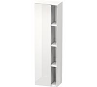 Duravit DuraStyle DS1249L2243 50x36x180cm, porte à gauche, blanc haute brillance / basalte mat