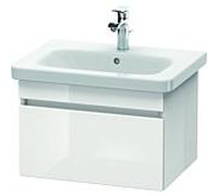 Duravit Meuble sous-vasque DuraStyle DS638002222, 1 tiroir suspendu, blanc brillant, 58x44,8x39,8 cm
