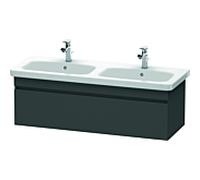 Duravit DuraStyle DS639804949 en graphite mat, 123x44,8x39,8cm, avec 1 tiroir