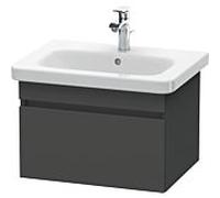 Duravit Meuble sous-vasque DuraStyle DS638004949 – 1 tiroir, Graphite mat, 58×44,8×39,8 cm
