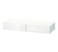 Duravit DuraStyle étagère à tiroirs DS827100743 120 x 44 cm, 2 tiroirs, gris béton / basalte mat, avec support console