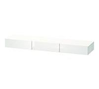Duravit DuraStyle étagère à tiroirs DS827304943 180 x 44 cm, 3 tiroirs, graphite mat / basalte mat, avec support console