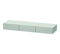 Duravit DuraStyle étagère tiroir DS827200707 150 x 44 cm, 3 tiroirs, gris béton mat, avec support console