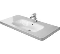 Duravit DuraStyle lavabo 100x48 cm rectangulaire classique-de meuble-avec plateau blanc 2320100000