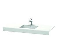 console de lavabo Duravit DuraStyle DS828C01818 55x80x10cm, découpe 2000 blanc mat