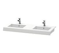 Duravit DuraStyle lavabo console DS829C01818 55x80x10cm, 2 découpes, blanc mat