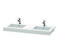 Duravit DuraStyle lavabo console DS829C02222 55x80x10cm, 2 découpes, blanc haute brillance
