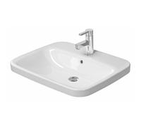 Duravit DuraStyle lavabo encastré avec trop-plein avec trou de robinet 61,5x49,5cm avec WonderGliss blanc 03746200001