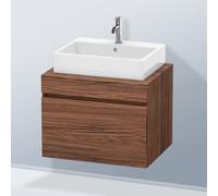 Duravit DuraStyle vasque match0 DS531102121 70 x 54,8 cm, noyer foncé, pour console, coulissant 2000