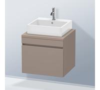 Duravit DuraStyle vasque DS531004343 60 x 54,8 cm, basalte mat, pour console, coulissant 2000