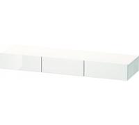 DuraStyle Duravit match0 DS827202218 150 x 44 cm, 3 tiroirs, blanc brillant / match2 mat, avec blanc