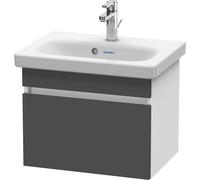Duravit DuraStyle vasque match0 DS630304918 50 x 36,8 cm, graphite mat / blanc mat, coulissant 2000