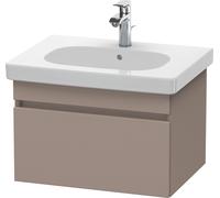 Duravit DuraStyle meuble sous-lavabo mural 6383, 1 tiroir, 600mm, pour D-Code, DS638304343, Couleur: Décor basalte mat