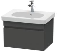 Duravit DuraStyle meuble sous-lavabo mural 6383, 1 tiroir, 600mm, pour D-Code, DS638304949, Couleur: Décor graphite mat