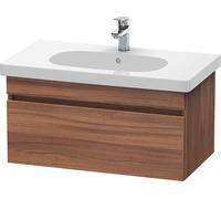 Duravit DuraStyle meuble sous-lavabo mural 6384, 1 tiroir, 800mm, pour D-Code, DS638407979, Couleur: Décor noyer naturel