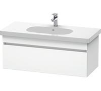 Duravit DuraStyle meuble sous-lavabo mural 6385, 1 tiroir, 1000mm, pour D-Code, DS638501818, Couleur: Blanc Matt / Blanc Matt