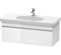Duravit DuraStyle meuble sous-lavabo mural 6385, 1 tiroir, 1000mm, pour D-Code, DS638502218, Couleur: Décor Blanc Brillant / Décor Blanc Mat / Décor Blanc Mat