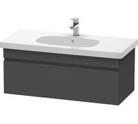 Duravit DuraStyle meuble sous-lavabo mural 6385, 1 tiroir, 1000mm, pour D-Code, DS638504949, Couleur: Décor graphite mat