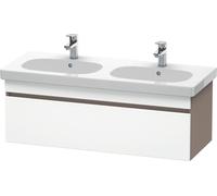 Duravit DuraStyle meuble sous-lavabo mural 6386, 1 tiroir, 1150mm, pour D-Code, DS638601843, Couleur: Blanc mat / Basalte mat