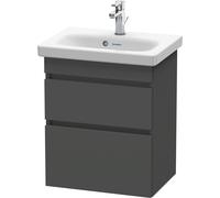 Duravit DuraStyle meuble sous-lavabo mural 6403, 2 tiroirs, 500mm, pour DuraStyle, DS640304949, Couleur: Décor graphite mat