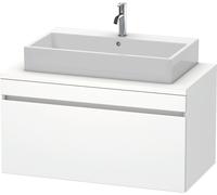 Duravit DuraStyle vasque DS531401818 100 x 54,8 cm, blanc mat, pour console, 2000 coulissant