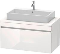 Duravit Vasque DuraStyle DS531402222 100 x 54,8 cm Blanc brillant pour console 2000 coulissant